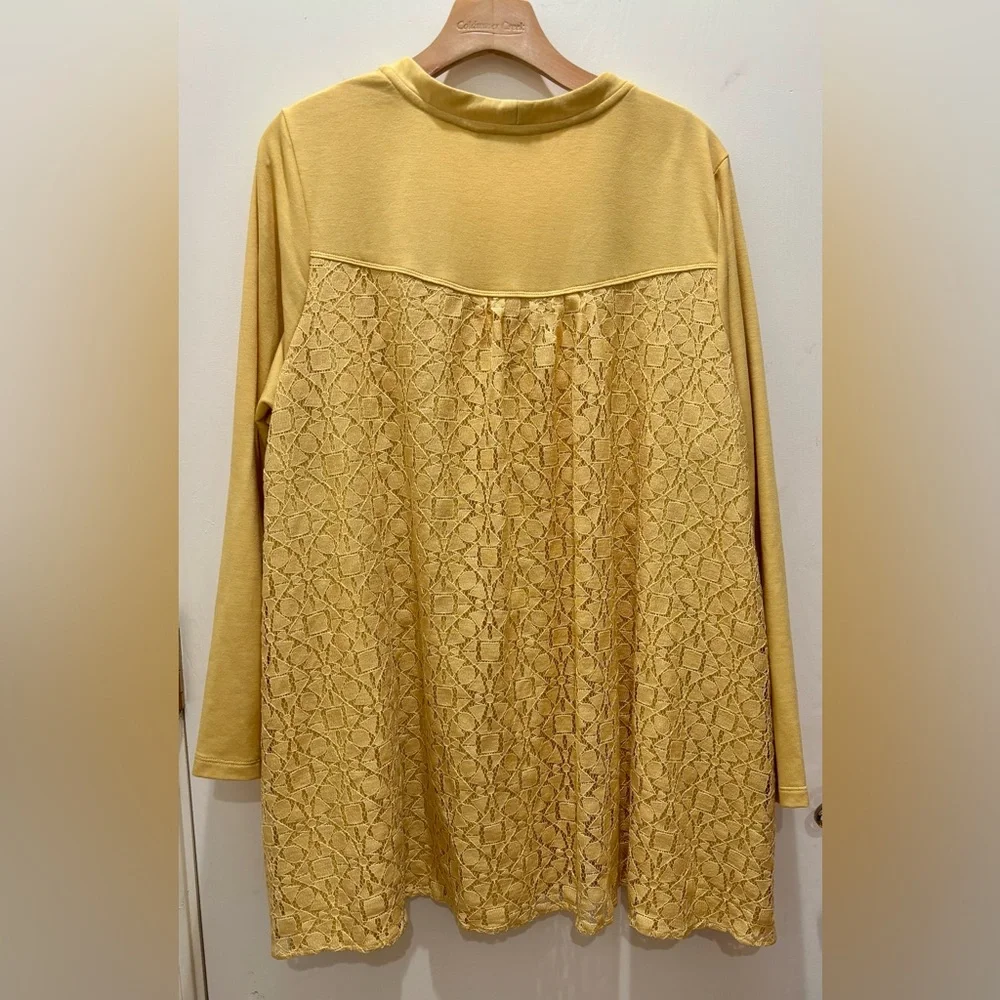 LOGO Yellow Lace Accent Jacket 2X - Picture 1 of 6